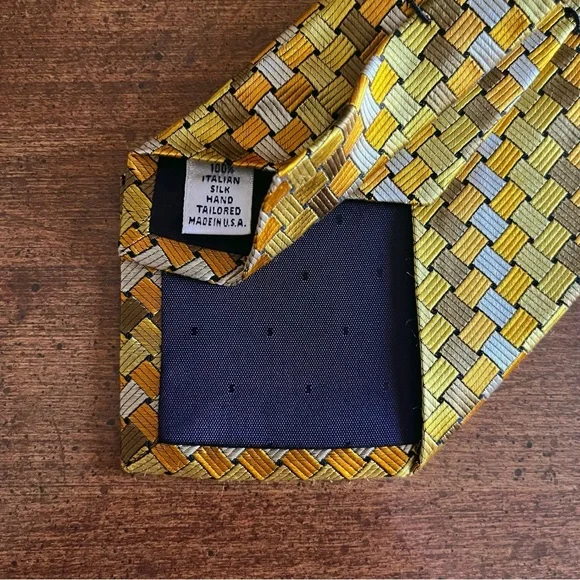 Gold Paul Fredrick Basket Weave - Picture 4 of 5